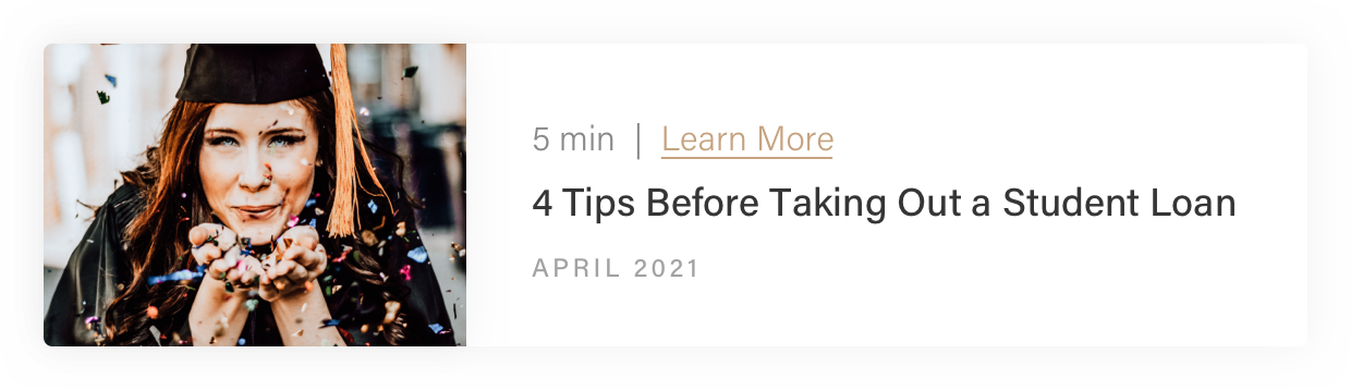 4 Tips before Taking Out a Student Loan Payment