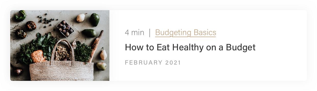 How to Eat Healthy on a Budget How to Eat Healthy on a Budget